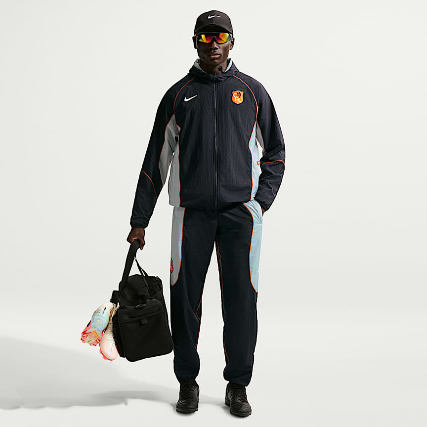 ウェア Nike Chelsea FC DRI-FIT Stretch Warmer Chelsea FC Windrunner Women's Nike Soccer High-Waisted Open-Hem